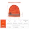 Ergodyne Reflective Winter Hat, One Size, Orange 6803 - alternate 3